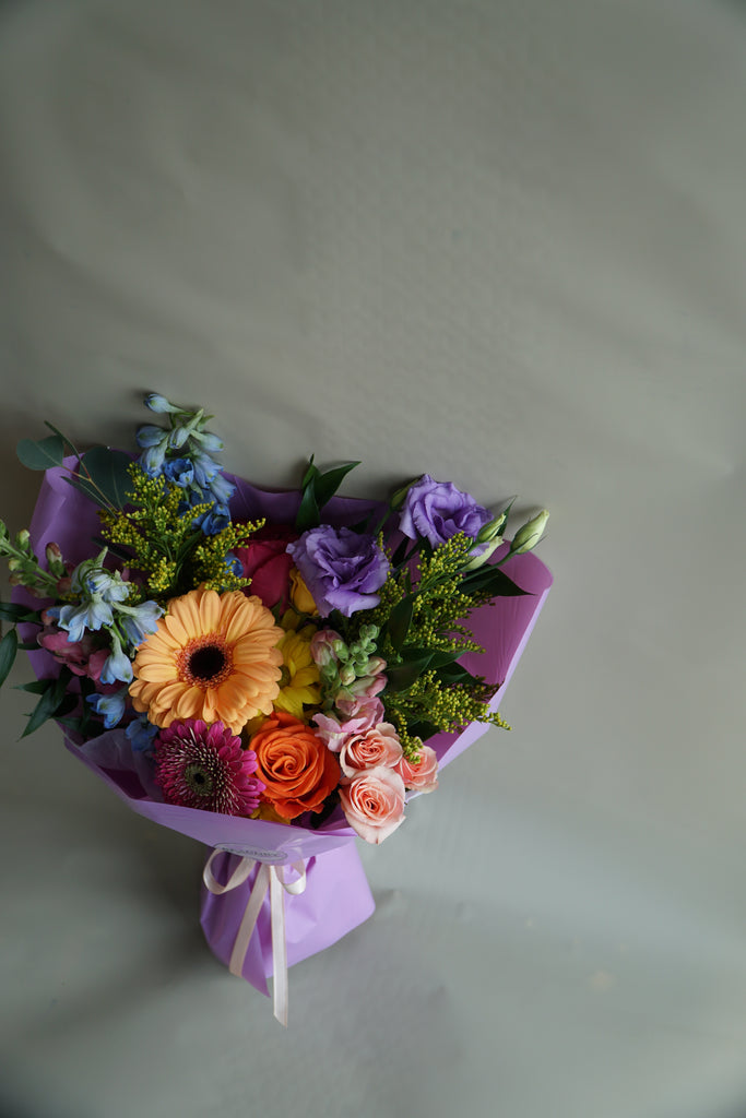Vibrant & Colourful Hand-tied Bouquet