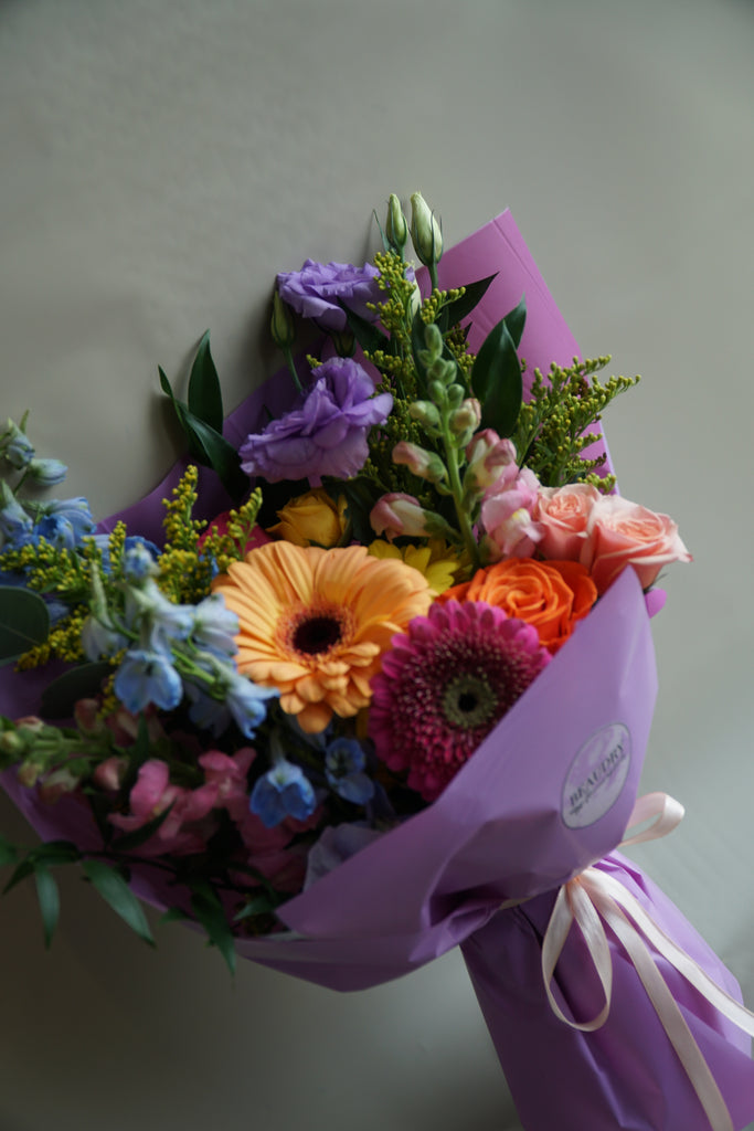 Vibrant & Colourful Hand-tied Bouquet