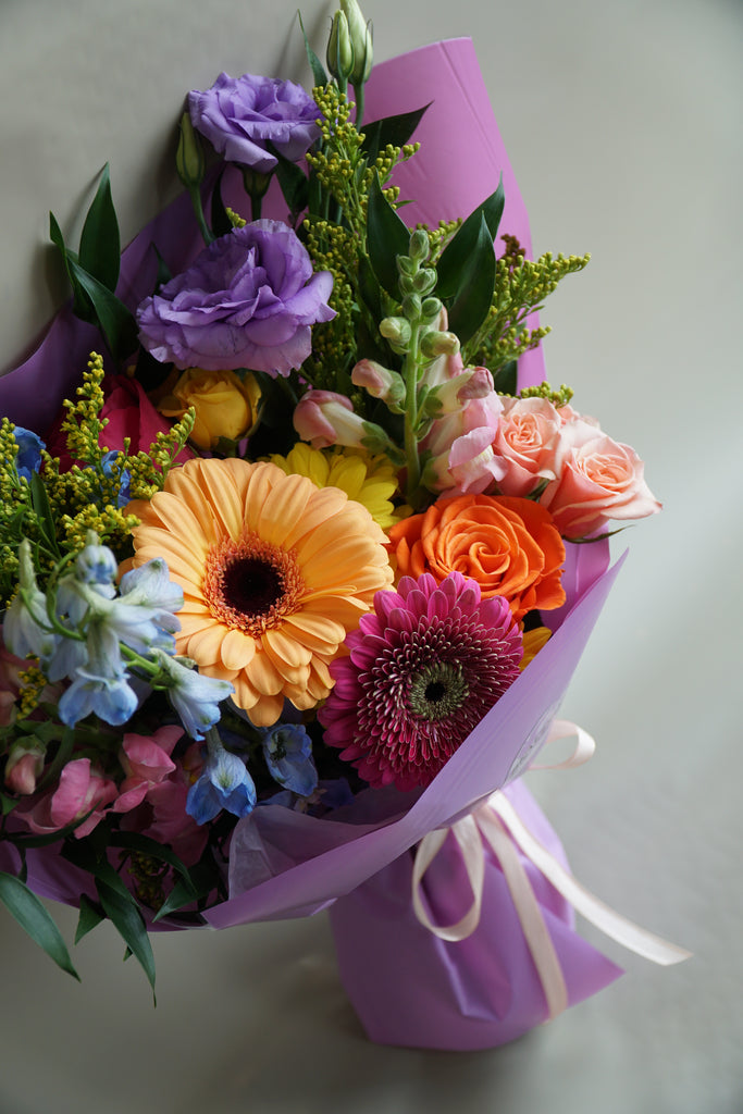 Vibrant & Colourful Hand-tied Bouquet