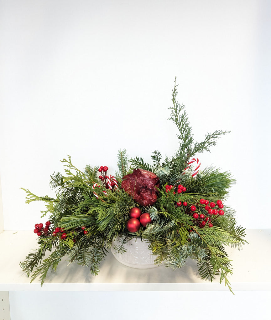 Candy Cane Centrepiece