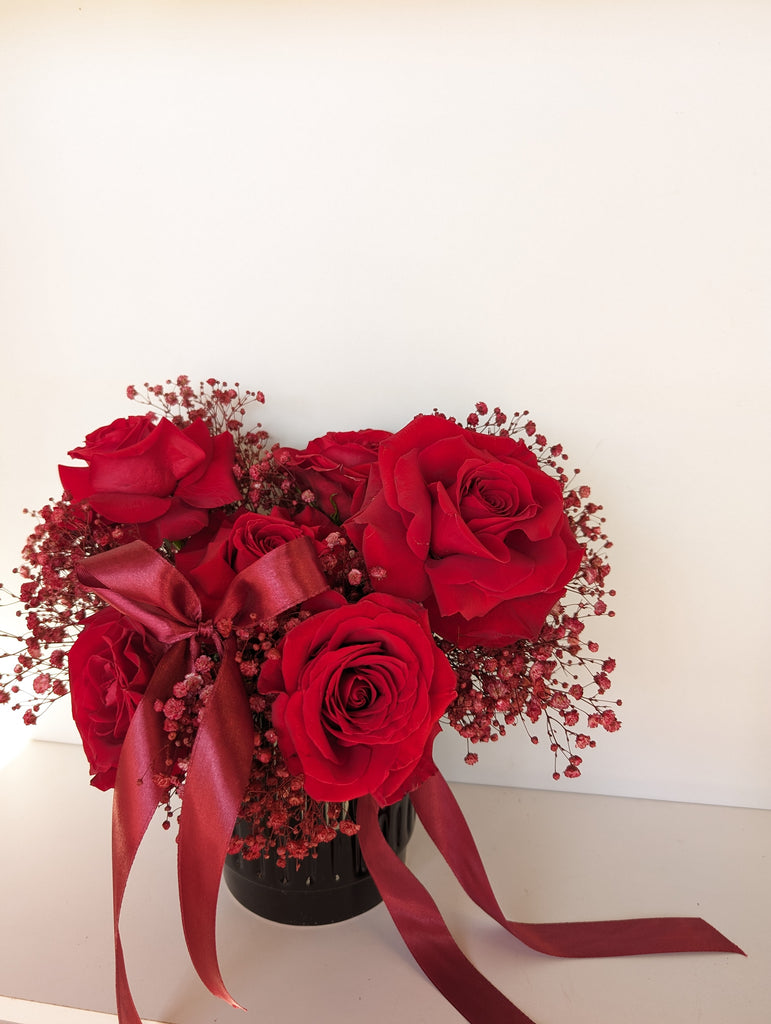 Scarlet Rose Arrangement
