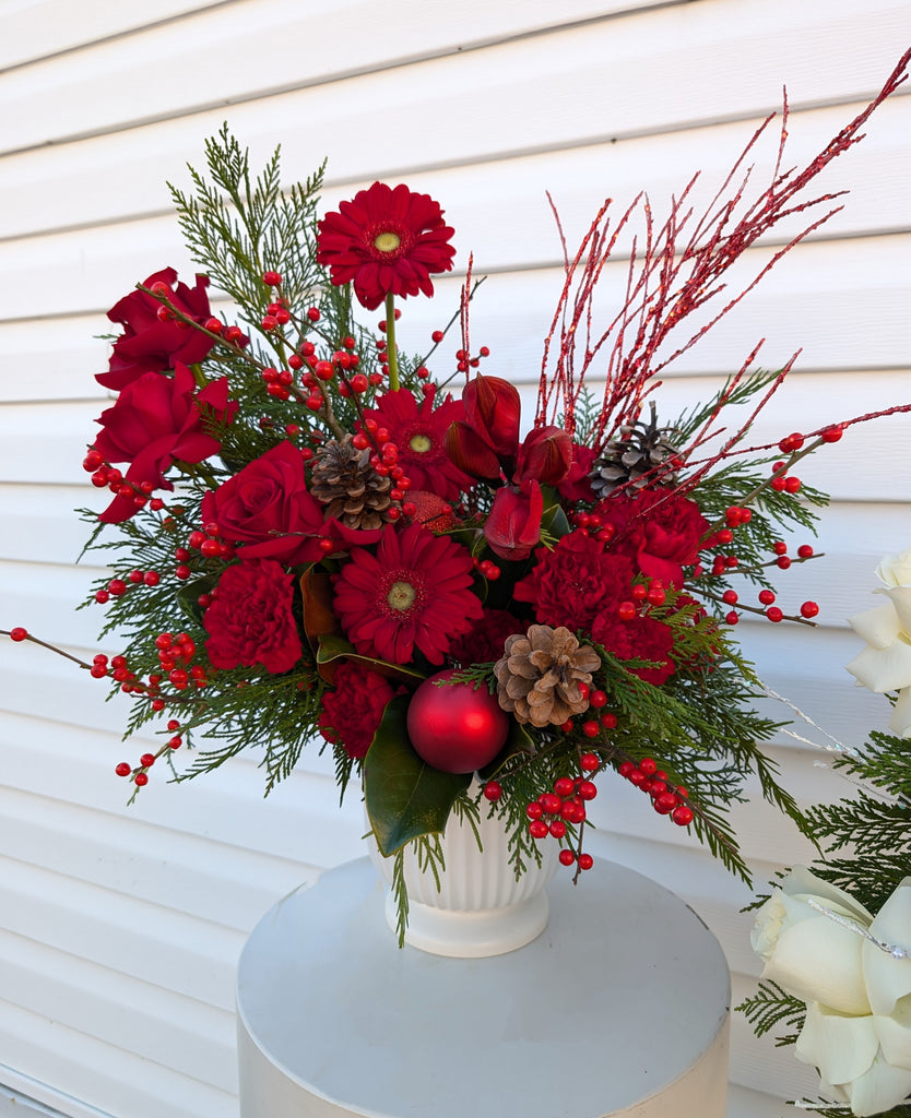 Red Winter Elegance Arrangement