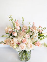 Dusty Rose Elegance Vase Arrangement