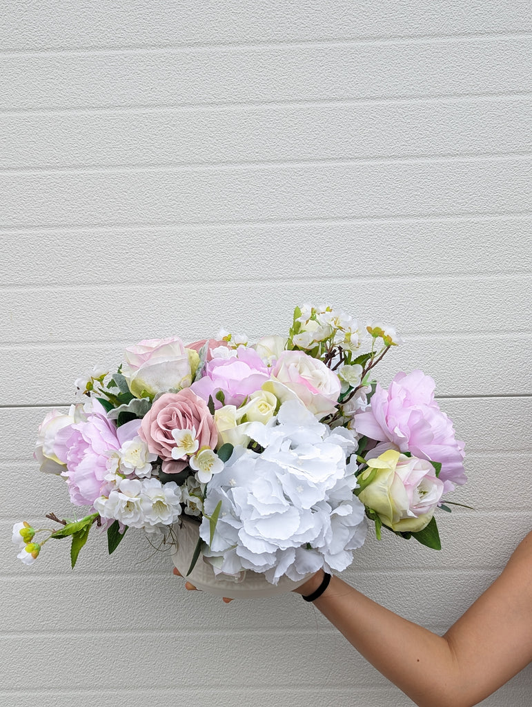 Blossoming Blush Mauve Centerpiece