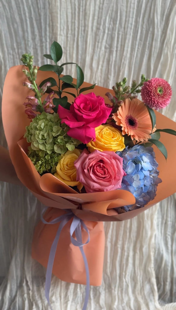 Confetti Blooms Hand tied bouquet
