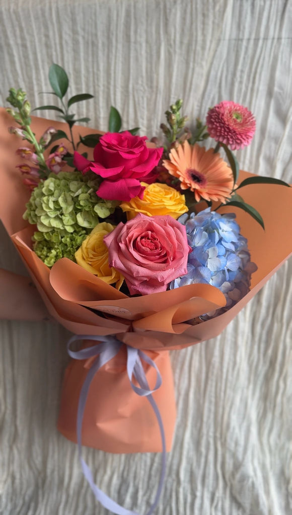 Confetti Blooms Hand tied bouquet