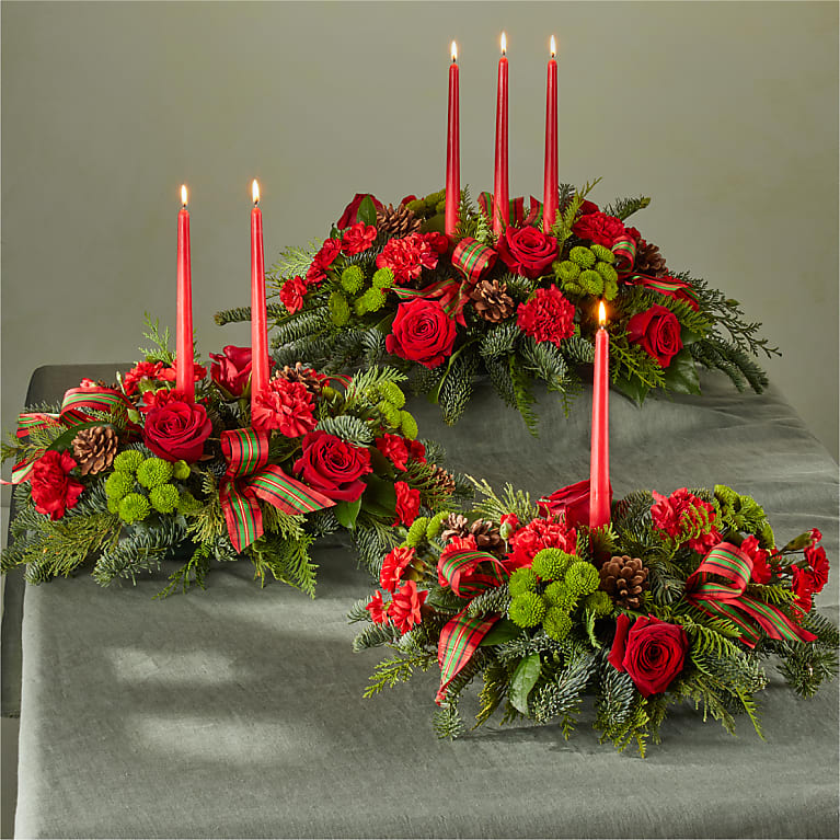 By the Candlelight Centerpiece