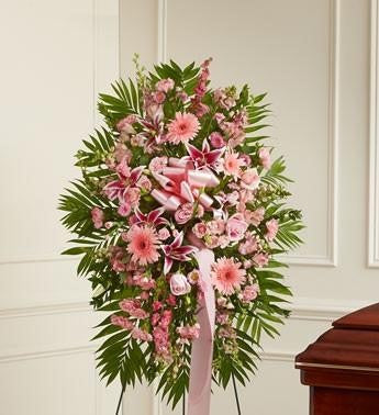 Deepest Sympathies Standing Spray - Beaudry Flowers