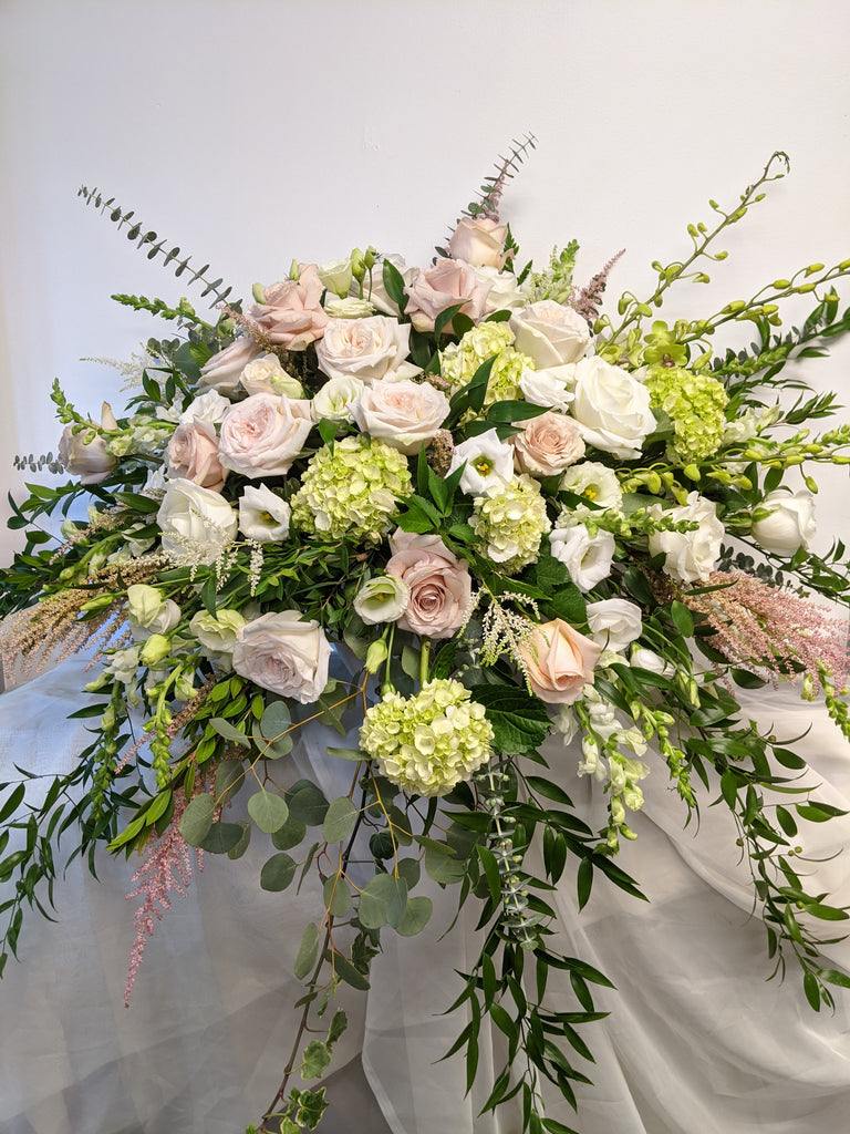Large Pastel Waterfall Arrangement