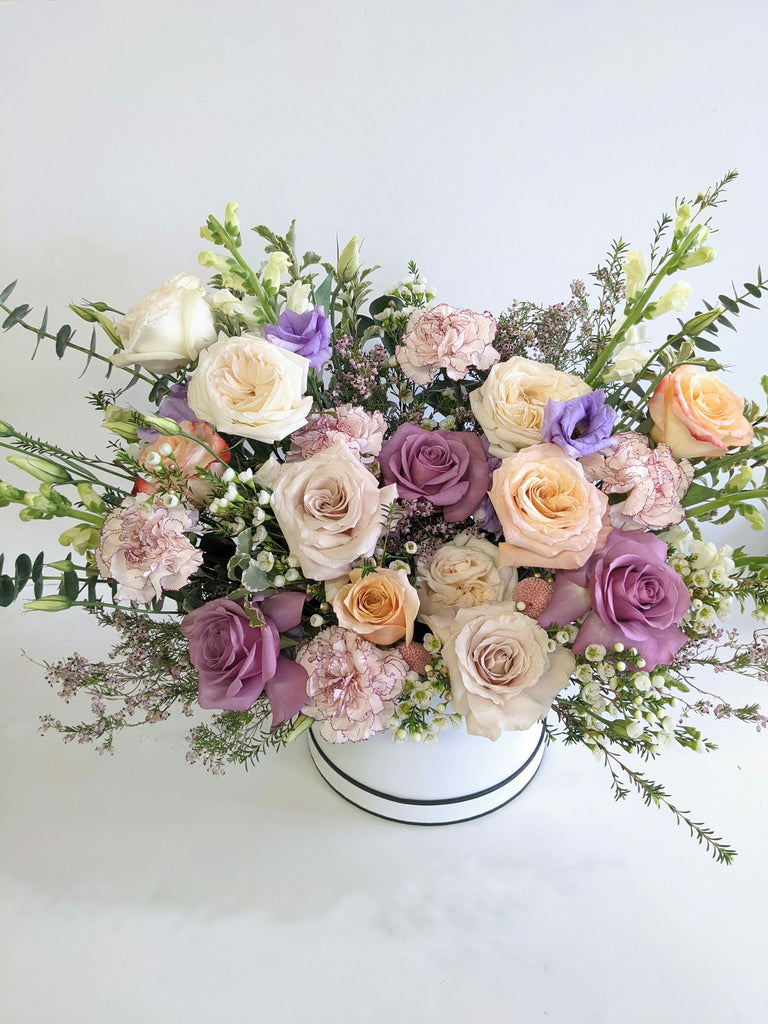 French Violet Flower Box