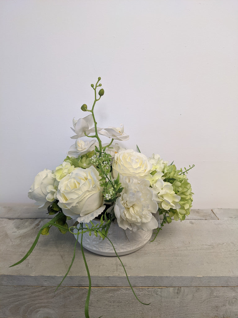Artificial & Silk Low Table Centerpiece