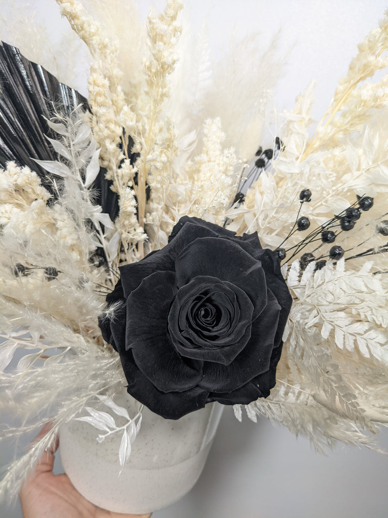 Black Accent Dried Arrangement