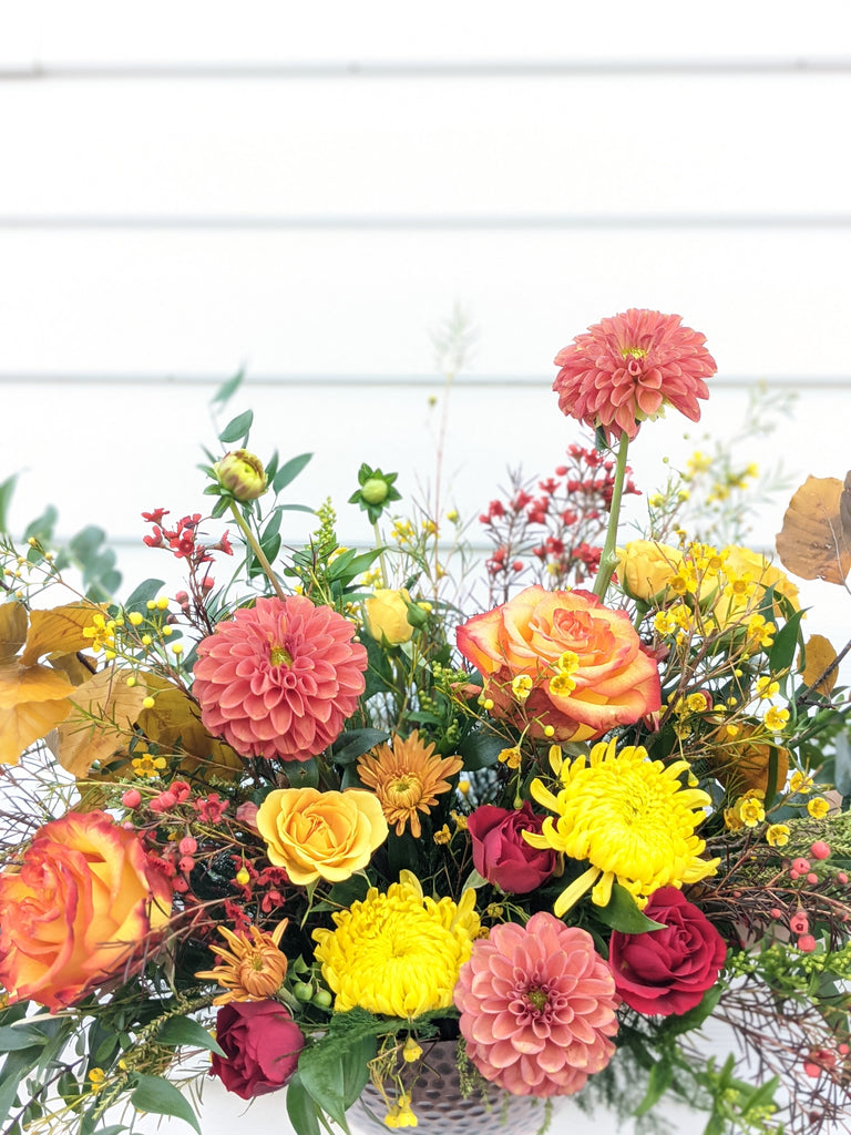 Love of Fall Arrangement (similar vase)