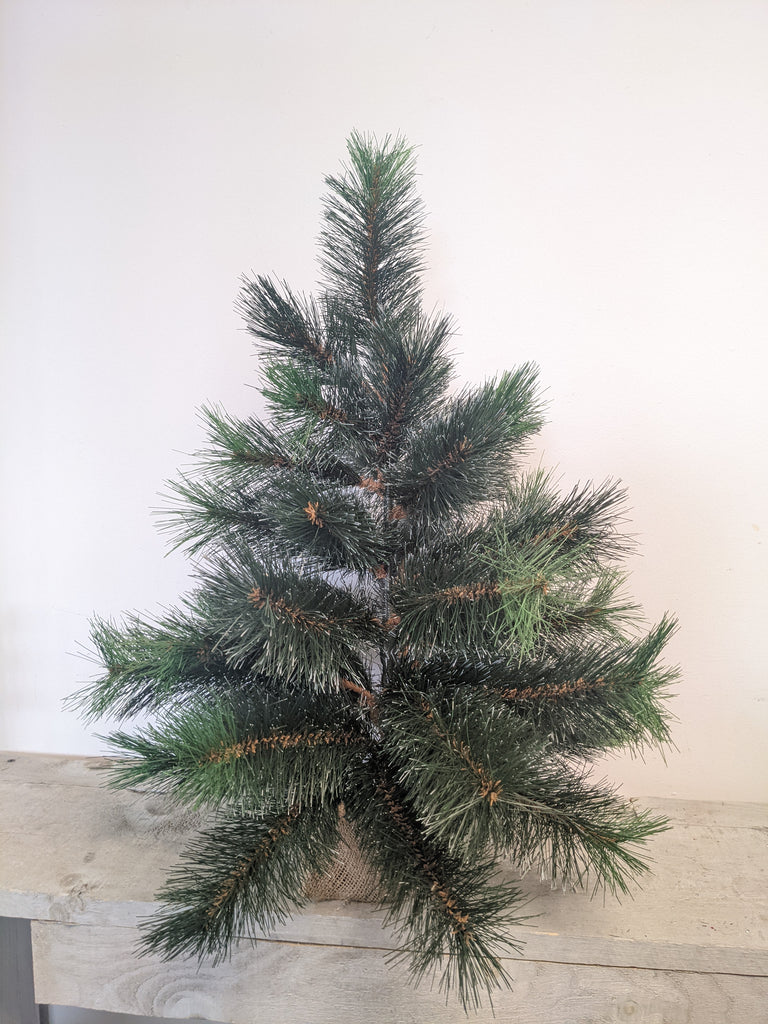 2' Faux Frosted Alaskan Pine Tree