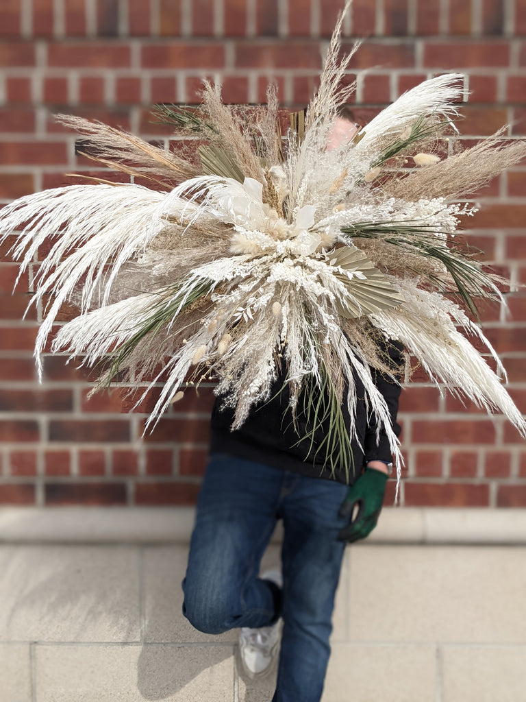 Neutral Dried Floral Swag