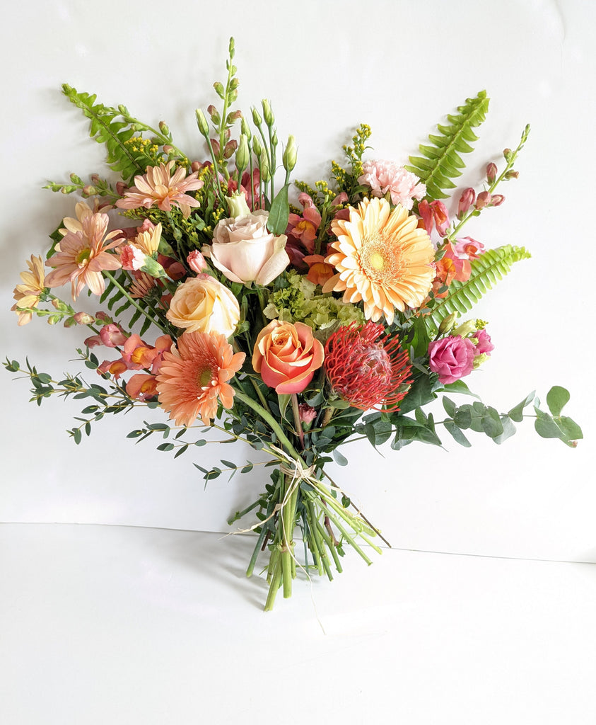 Just Peachy Hand-Tied Bouquet