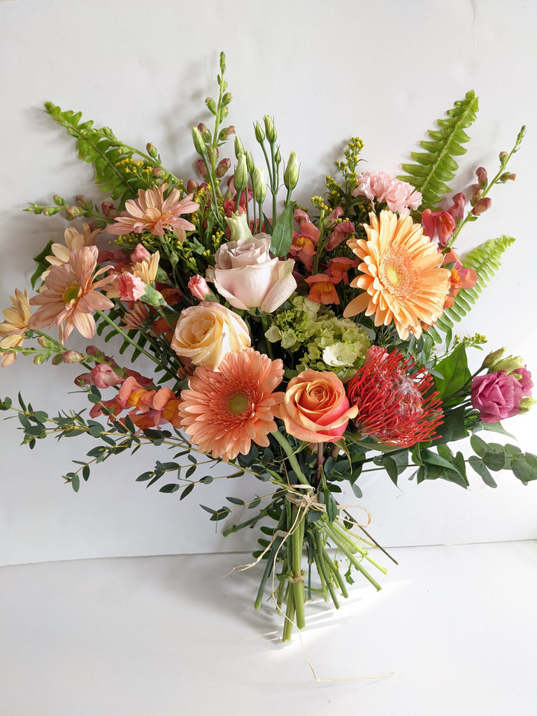 Just Peachy Hand-Tied Bouquet