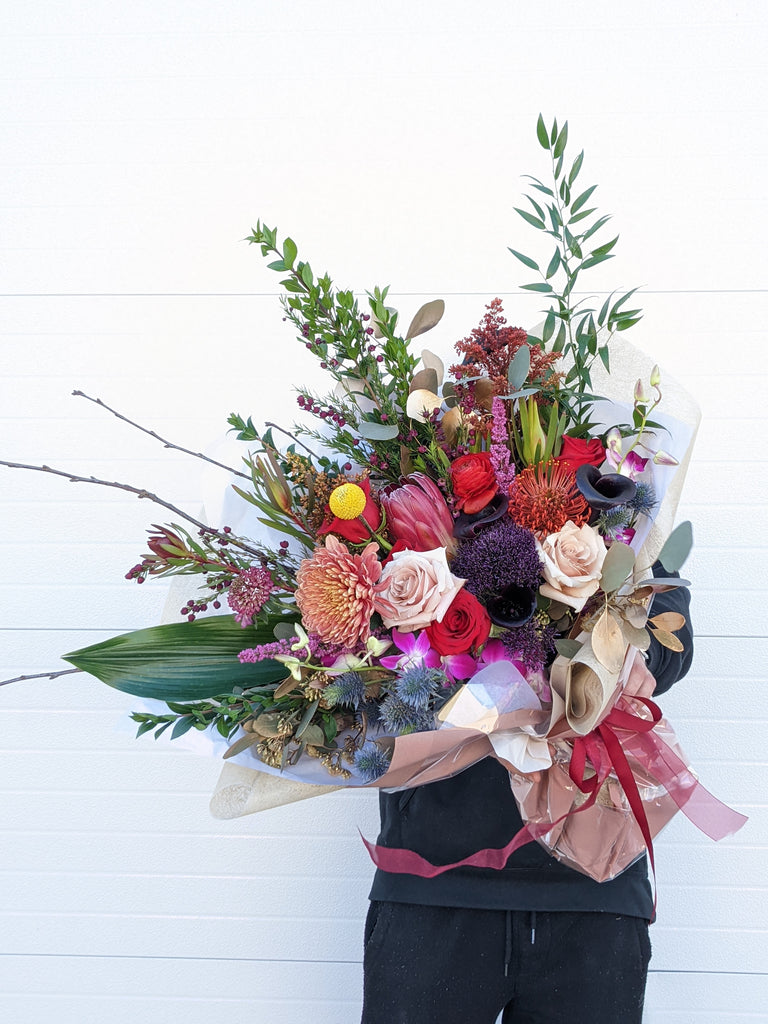 Ruby Bold Hand-Tied Bouquet