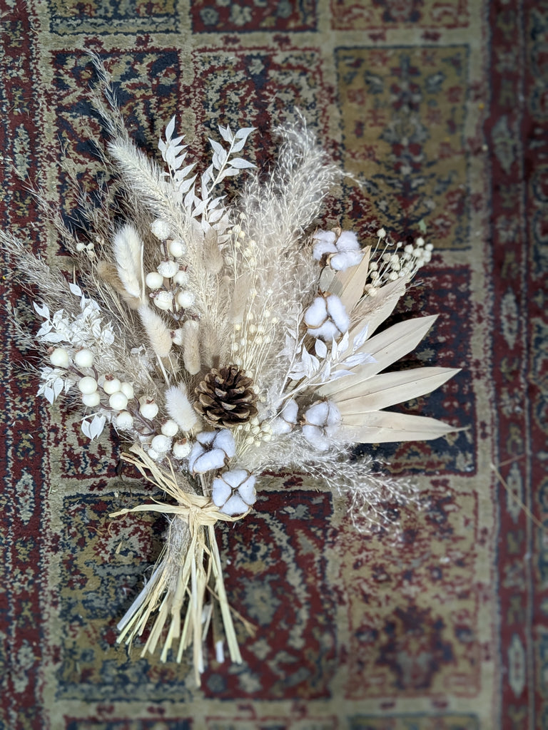 Dried Holiday Cotton Bouquet
