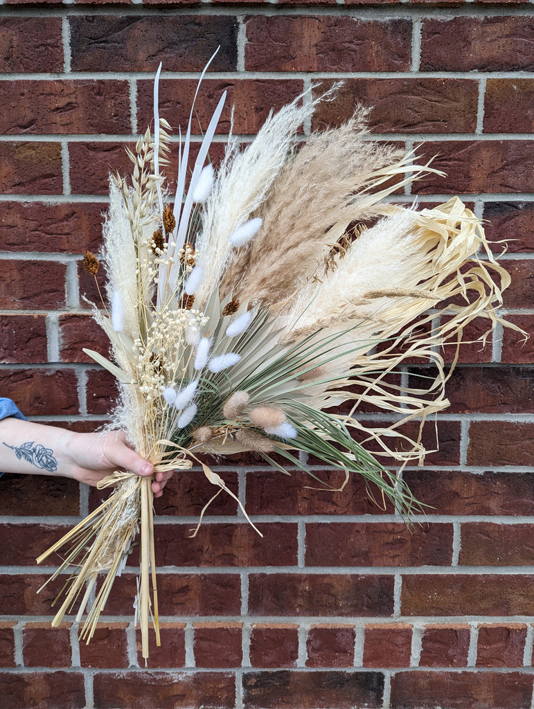 Dried Earth Tone Hand Tied Bouquet