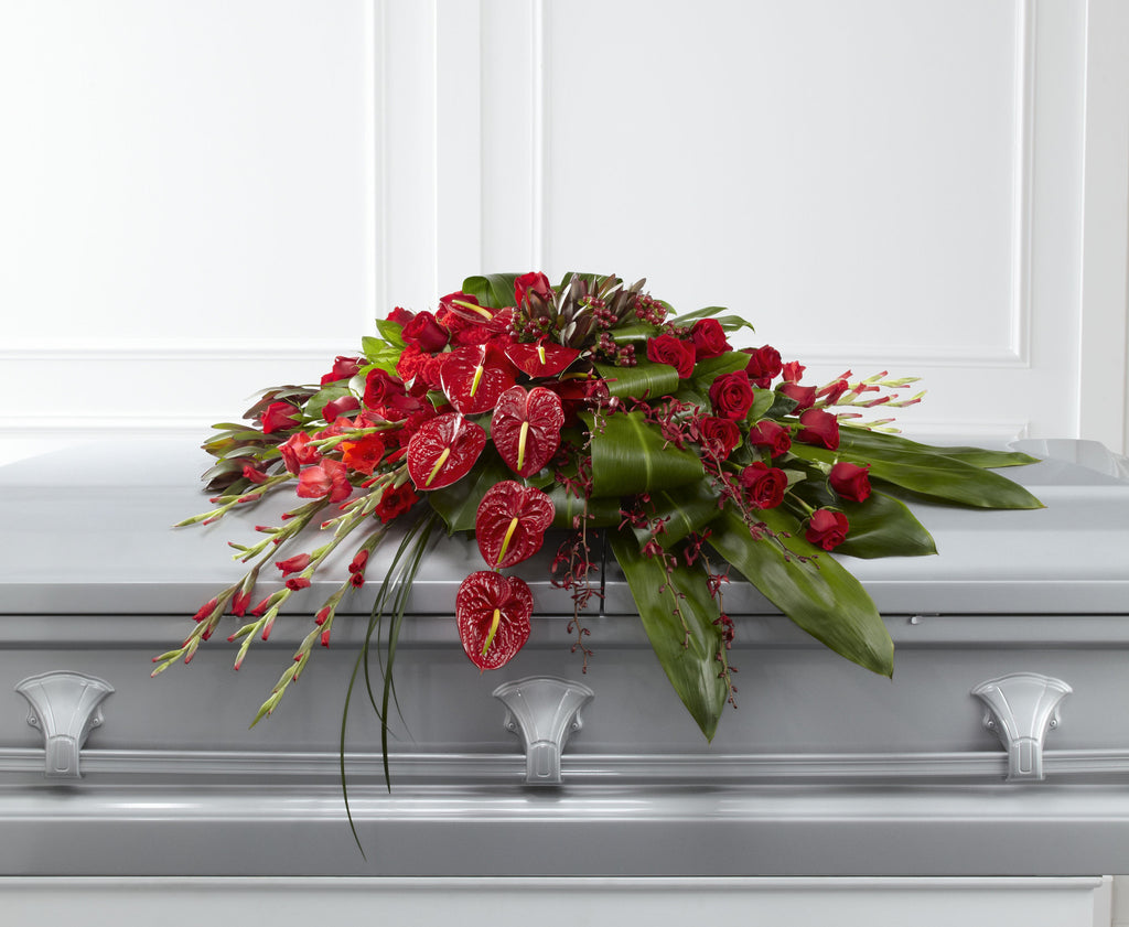 The FTD Peaceful Passage Casket Spray (S18-4476) - Beaudry Flowers