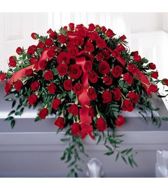 The FTD Dearly Departed Casket Spray - Beaudry Flowers