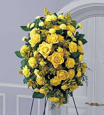 The FTD Glowing Tribute Standing Spray - Beaudry Flowers
