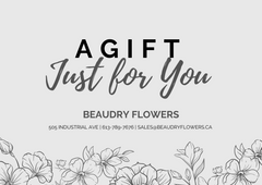 Beaudry Flowers Gift Card