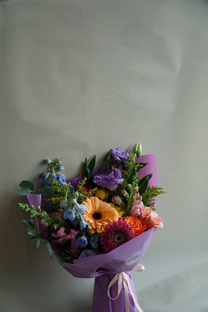 Vibrant & Colourful Hand-tied Bouquet