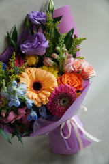 Vibrant & Colourful Hand-tied Bouquet