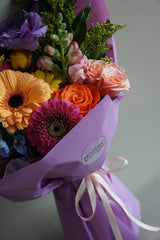 Vibrant & Colourful Hand-tied Bouquet