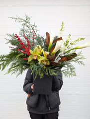 The Calla Holiday Arrangement