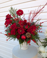 Red Winter Elegance Arrangement