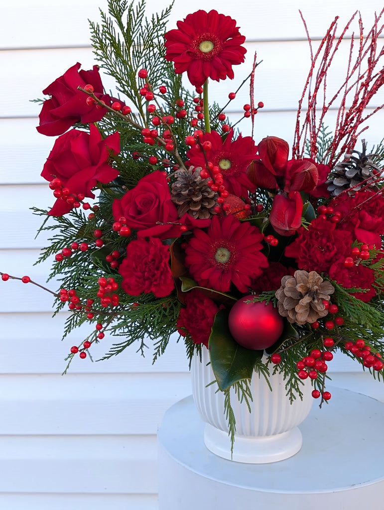 Red Winter Elegance Arrangement