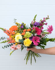 Vibrant & Colourful Hand-tied Bouquet