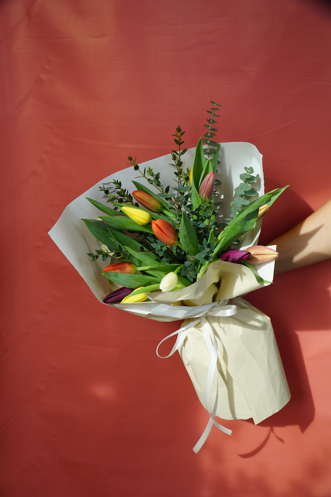 Spring Tulip Hand-Bouquet