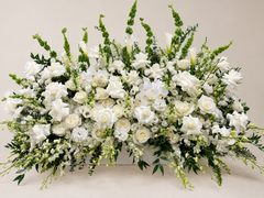 The Grandest White Garden Arrangement