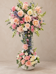 Pastel Flower Topiary Tree of Love