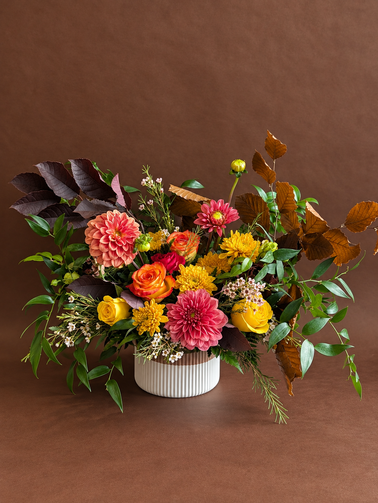 Love of Fall Arrangement (similar vase)