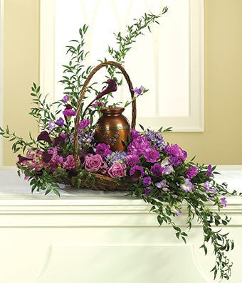 Cascading Urn Basket - Beaudry Flowers