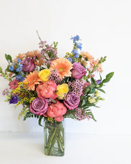 Colourful Blooms Vase Arrangement