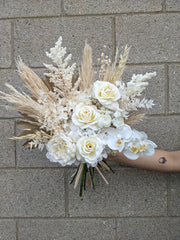 Ade's Silk & Dried Bridal Bouquet