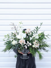 Rosey Holiday Centrepiece