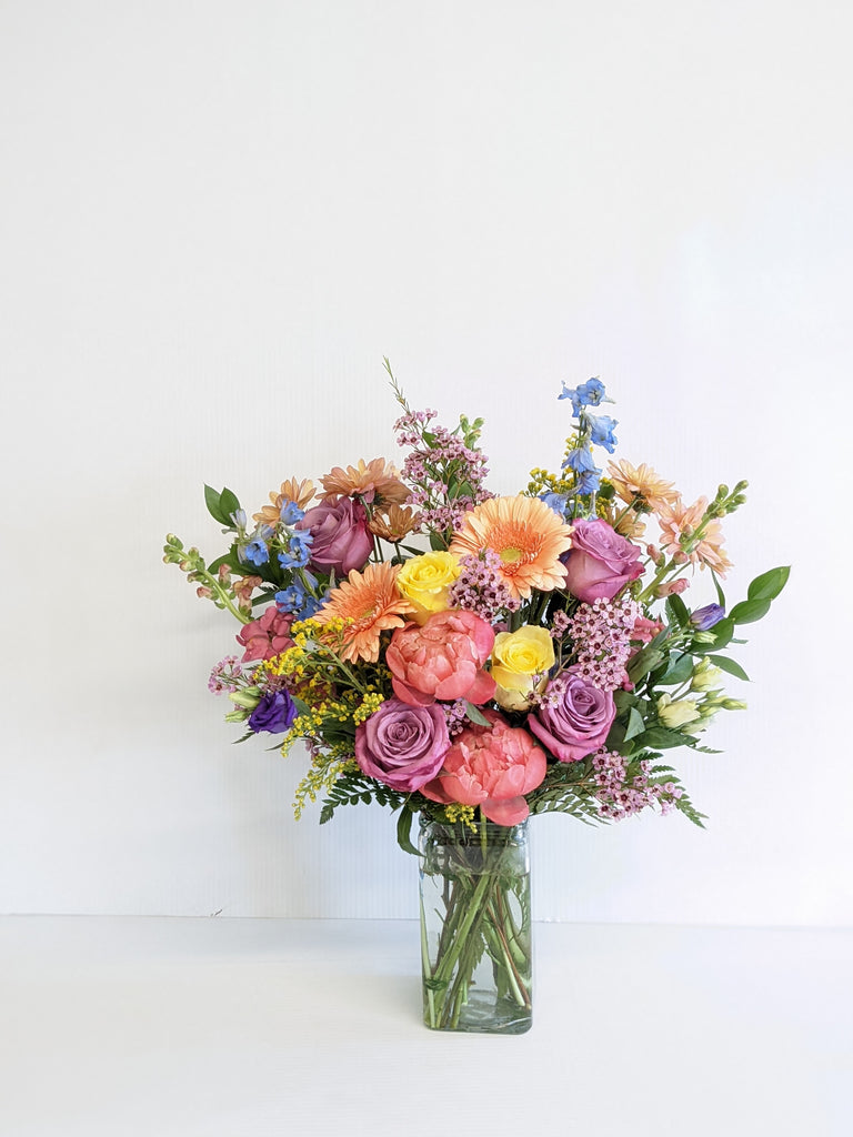 Colourful Blooms Vase Arrangement