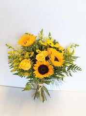 Bright & Yellow Hand-Tied Bouquet