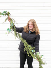 67" Faux Pine & Eucalyptus Garland