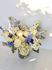 Ocean Blue & White Vase Arrangement