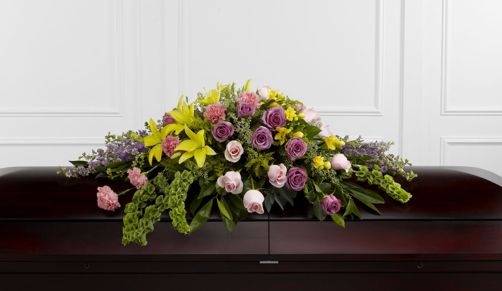 The FTD Forever Beloved Casket Spray (S36-4521) - Beaudry Flowers