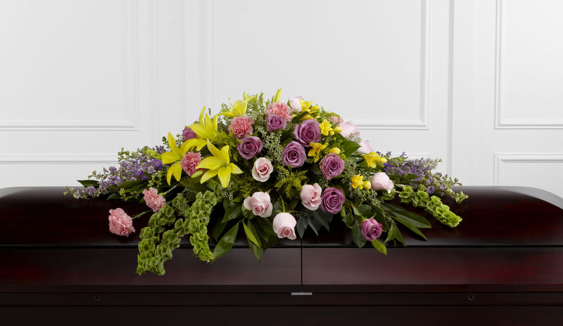 The FTD Forever Beloved Casket Spray (S36-4521) – Beaudry Flowers