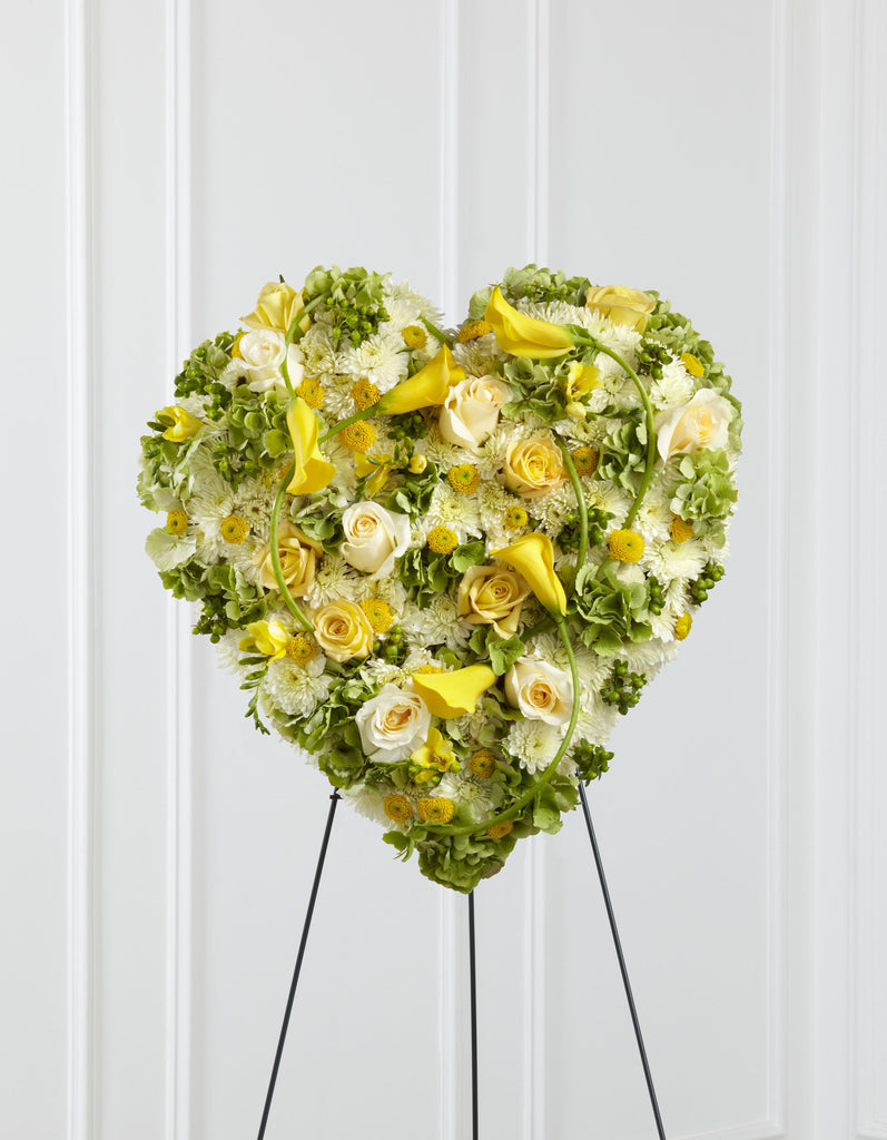 The FTD Glowing Ray Standing Heart (S39-4528) - Beaudry Flowers